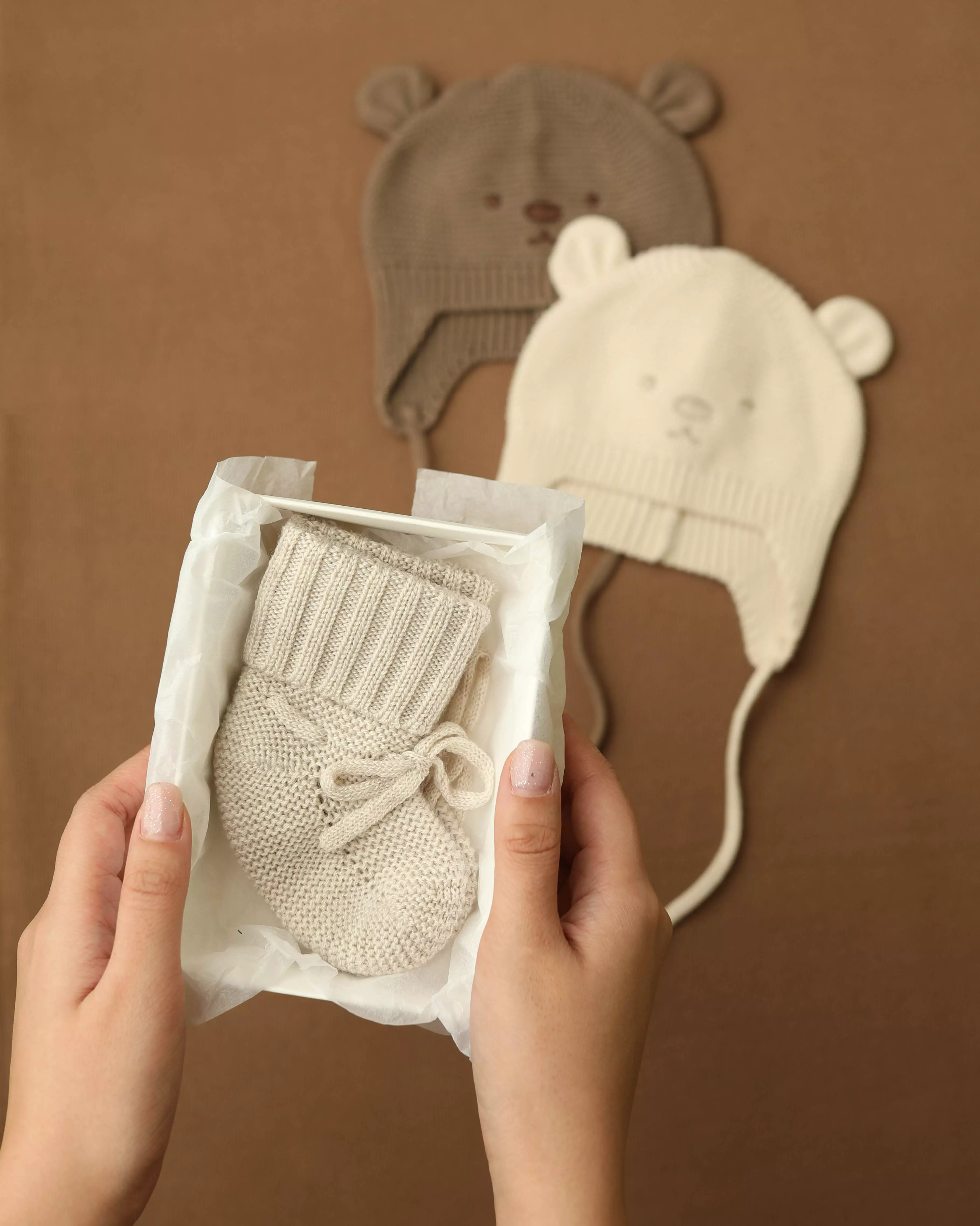 پاپوش بافتنی پشمی