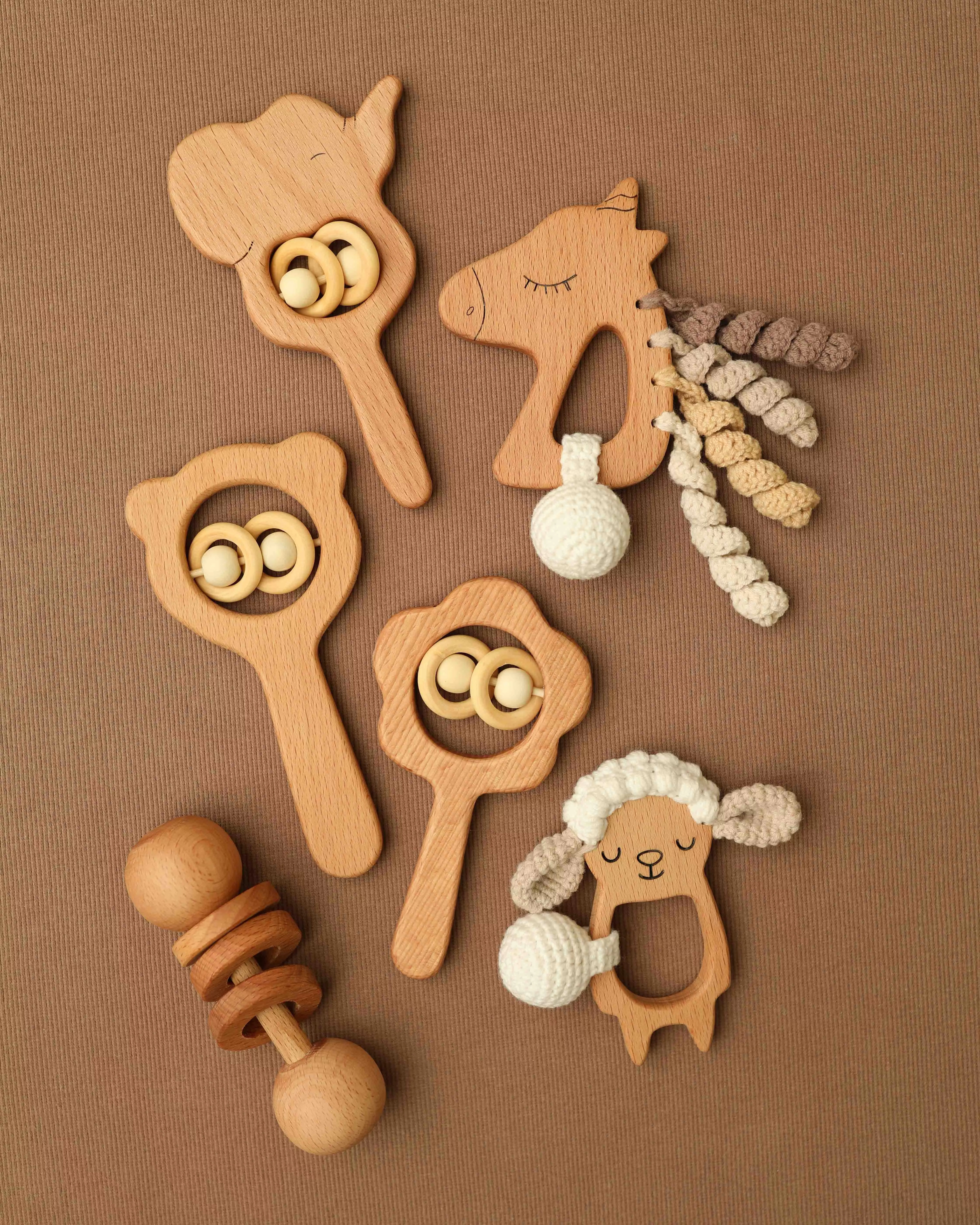 جغجغه چوبی