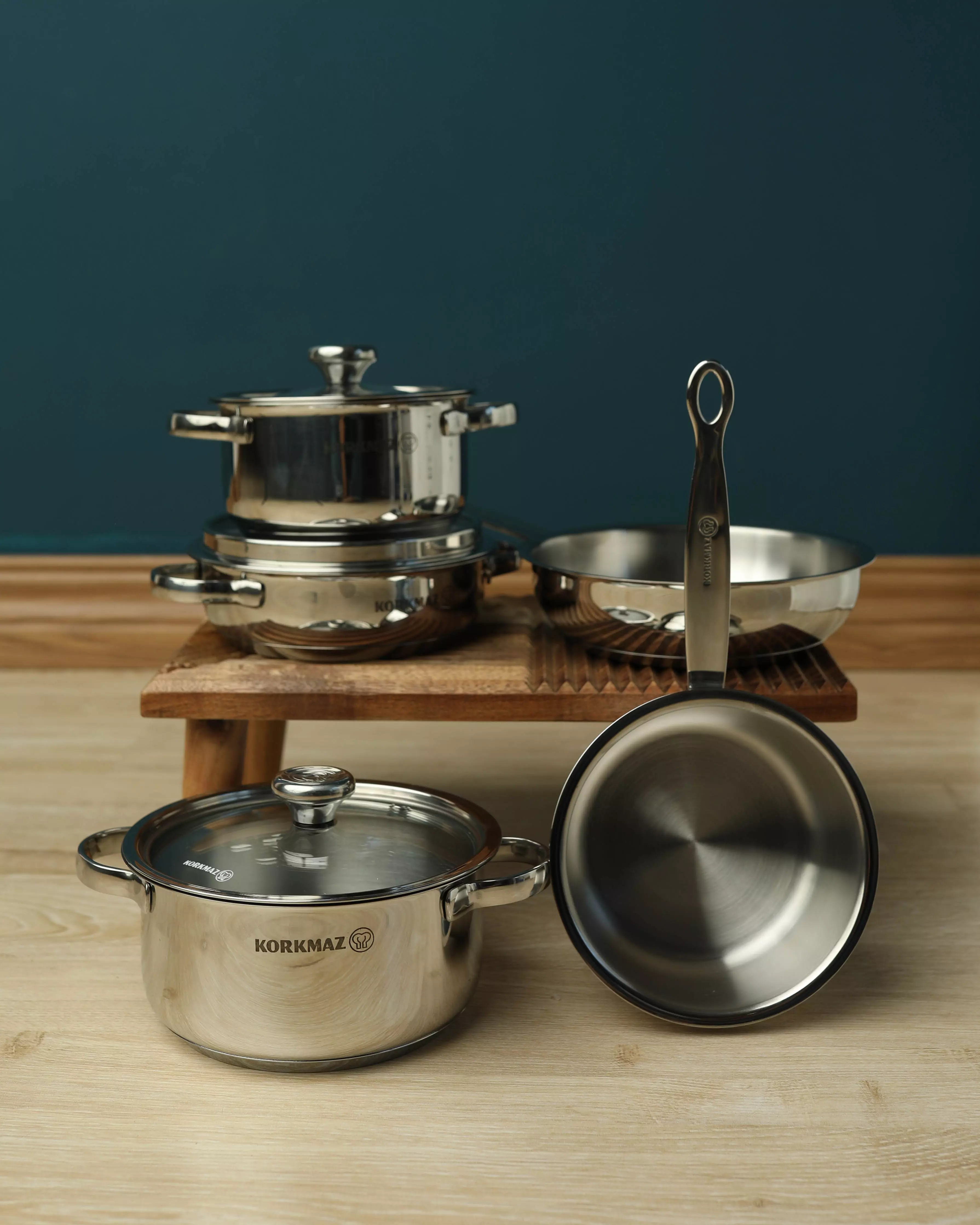 سرویس قابلمه استیل کرکماز