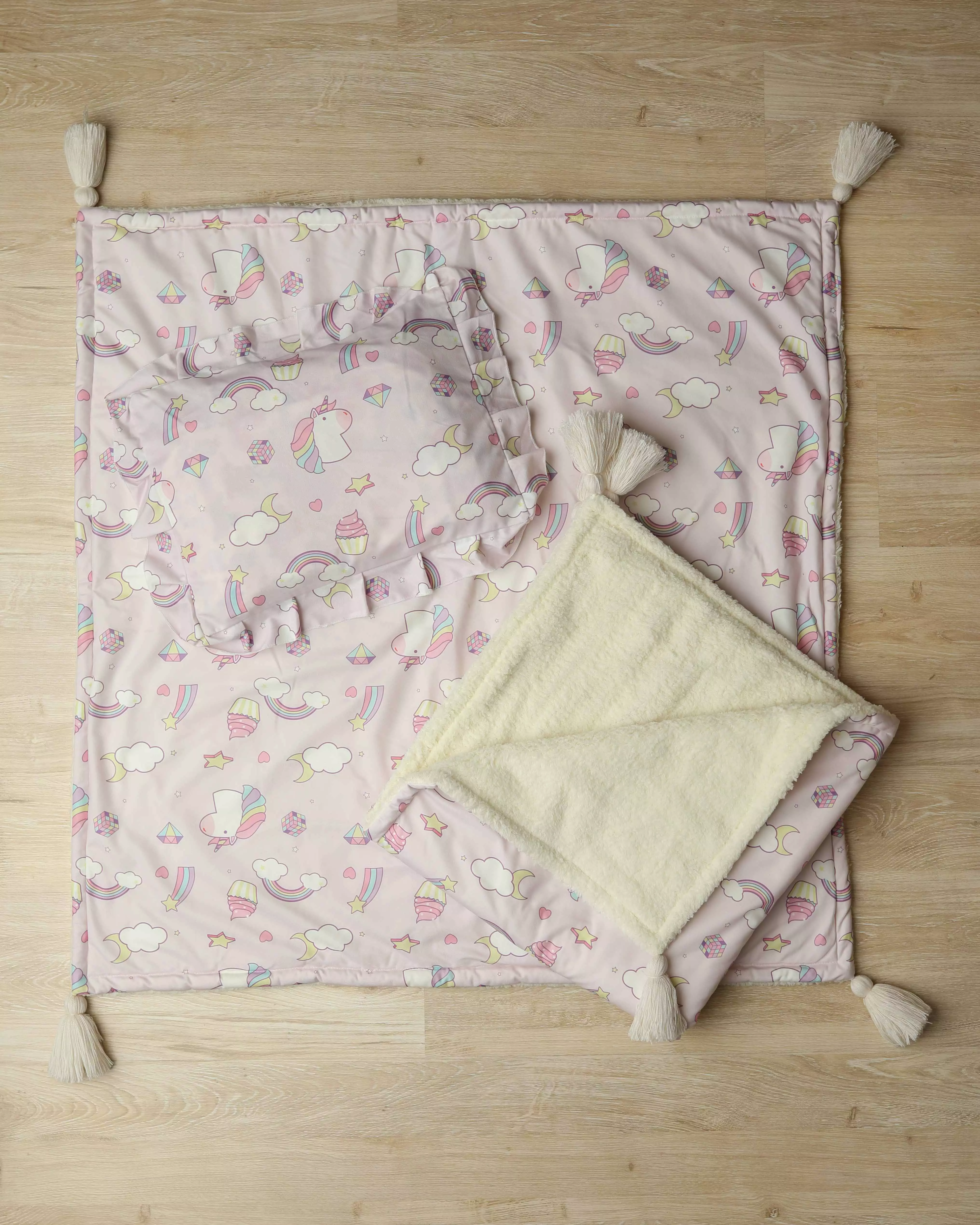 ست خواب مسافرتی نوزاد طرح یونیکرن