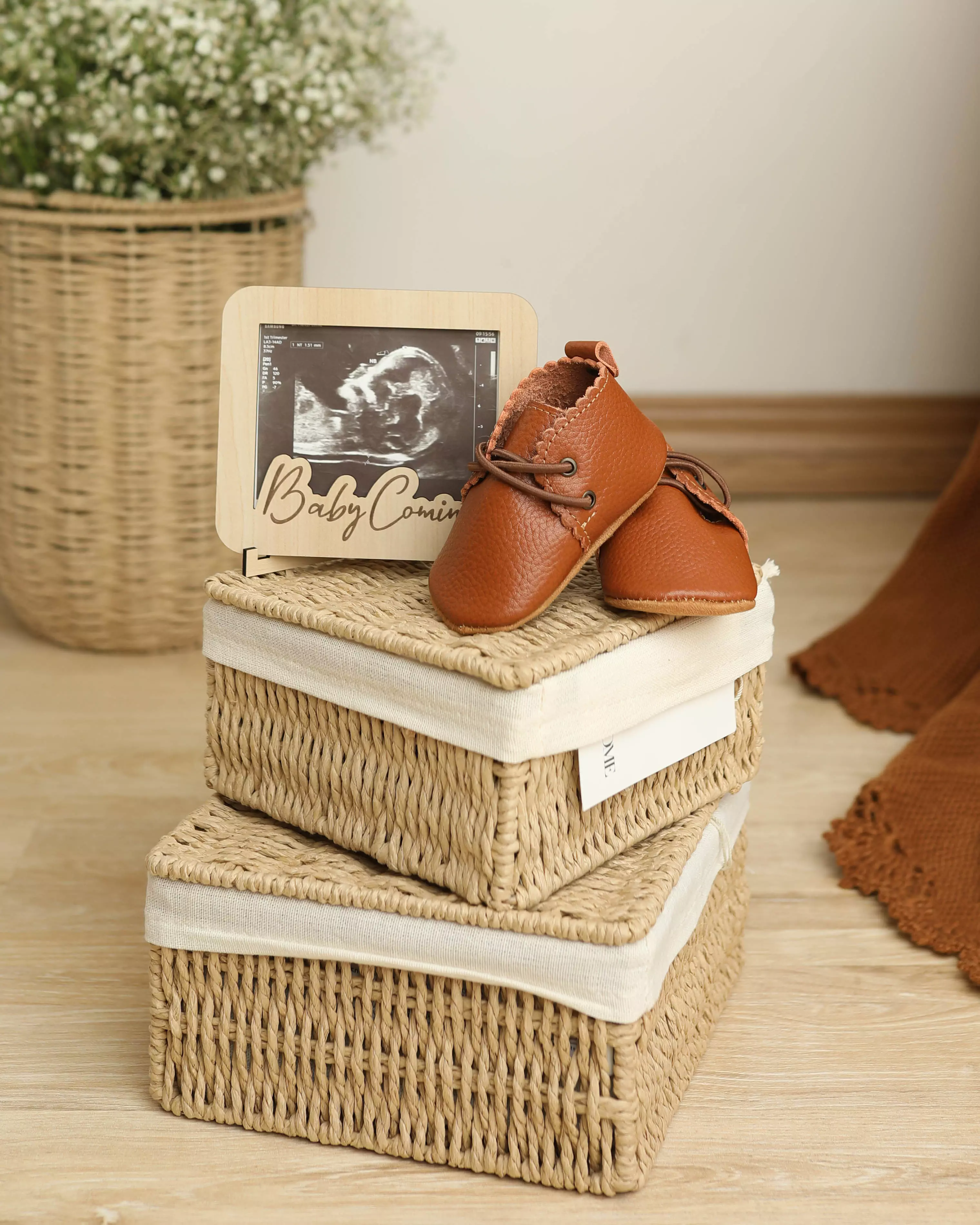 قاب سونوگرافی چوبی