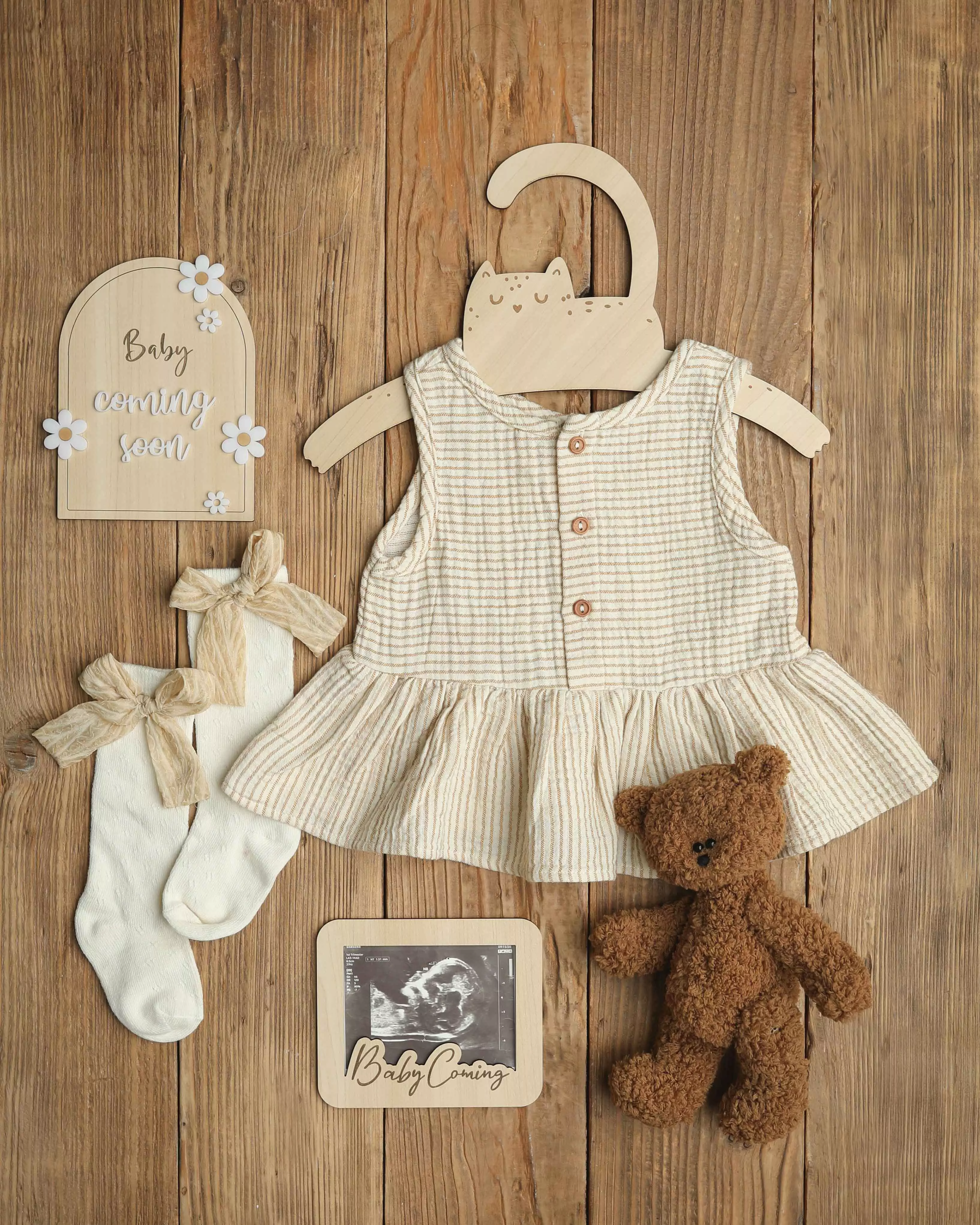 قاب سونوگرافی چوبی