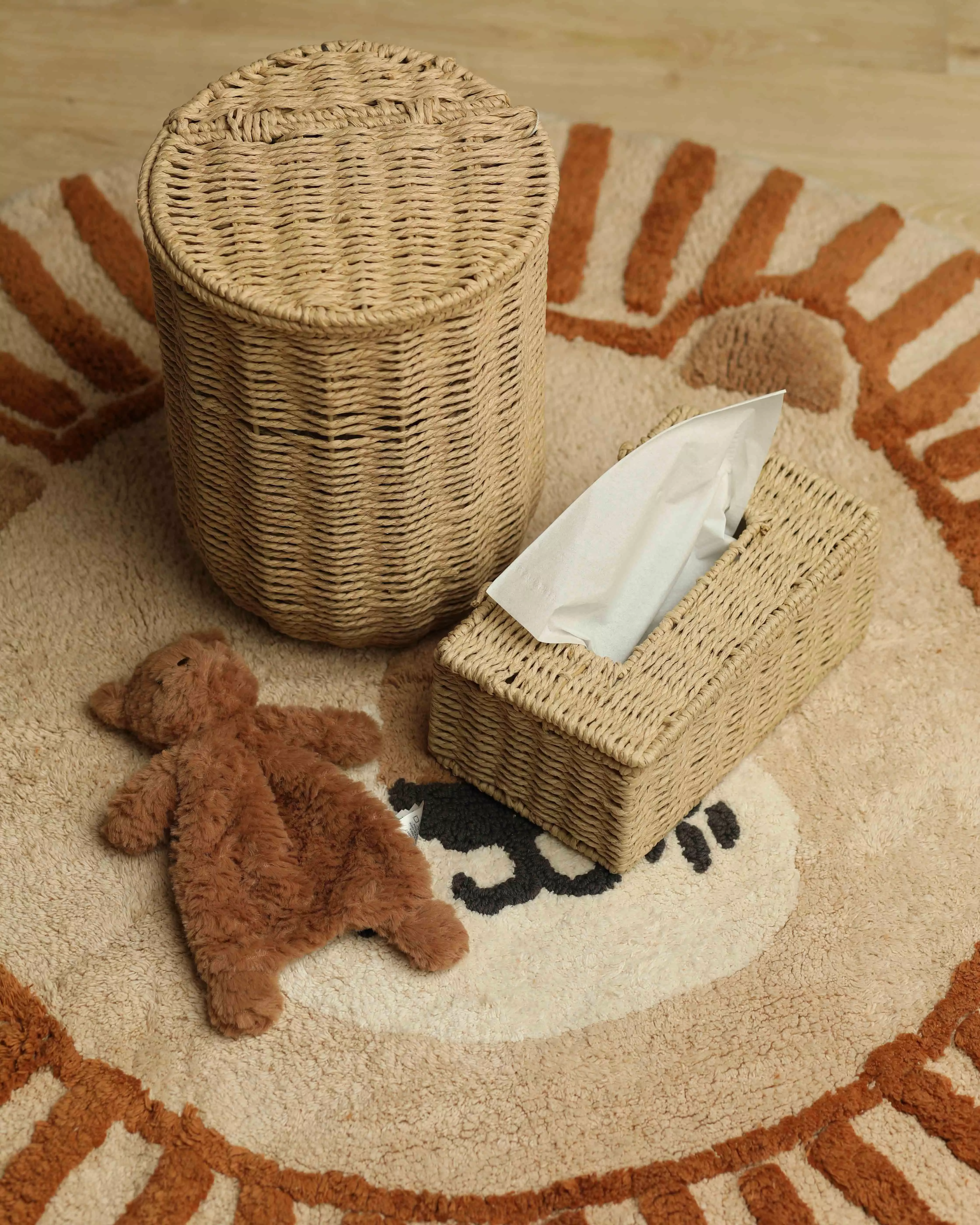 سطل آشغال حصیری زاراهوم