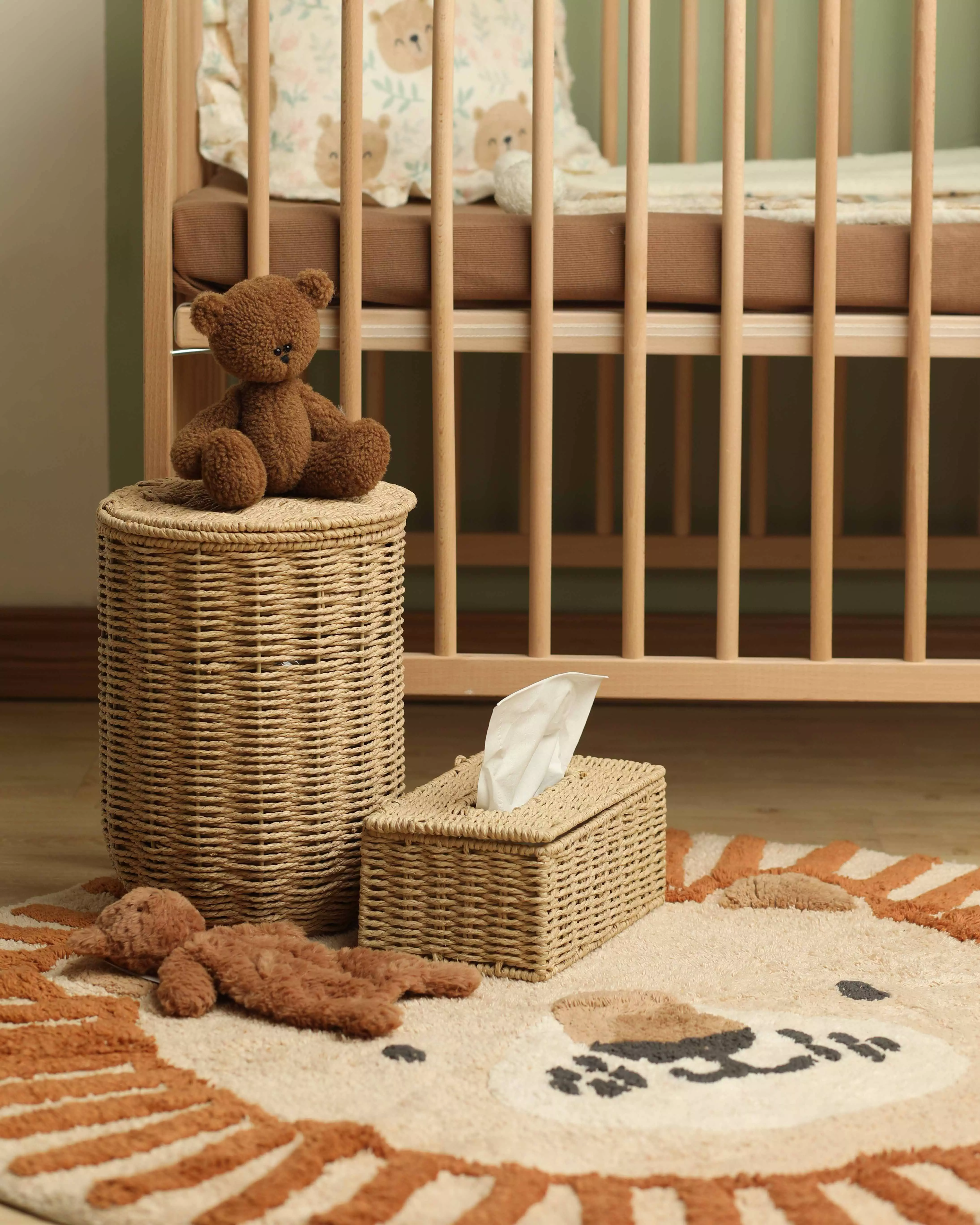 سطل آشغال حصیری زاراهوم